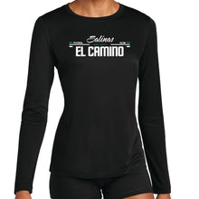 Women's Posi-UV ® Pro Long Sleeve Sport-Tek- Black (Gold/White Logo or White/Green Logo)