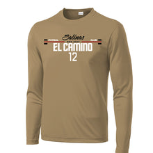 25 Long Sleeve PosiCharge Tee.- Coyote Brown