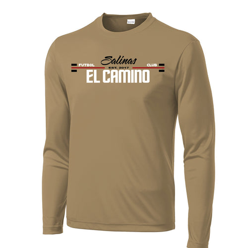 25 Long Sleeve PosiCharge Tee.- Coyote Brown